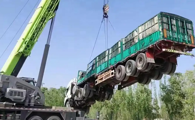 新会区道路脱困救援案例